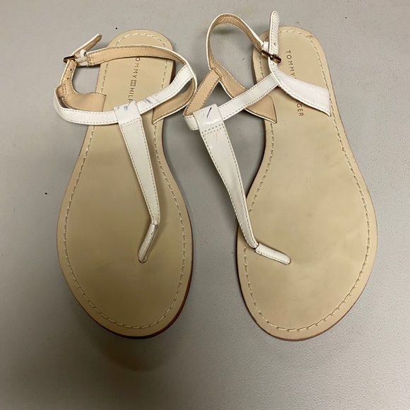 Tommy Hilfiger T-Strap Sandals - Picture 1 of 3